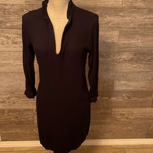 Navy blue long sleeve dress